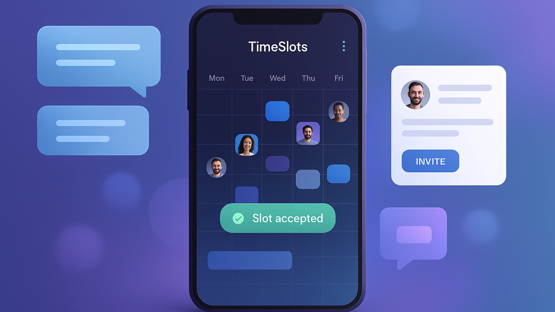TimeSlots — Social Networking