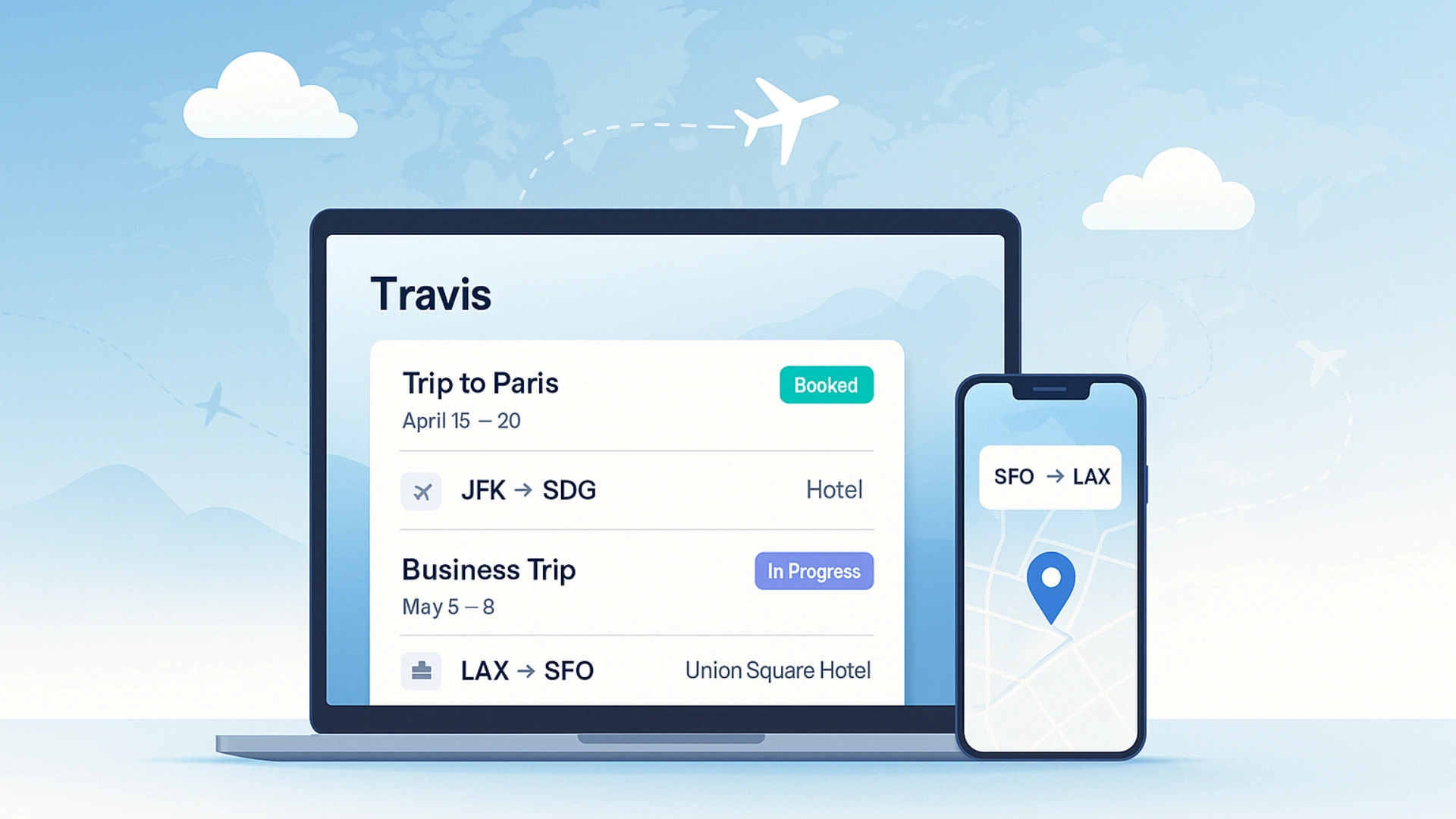Travis — Travel Booking Platform